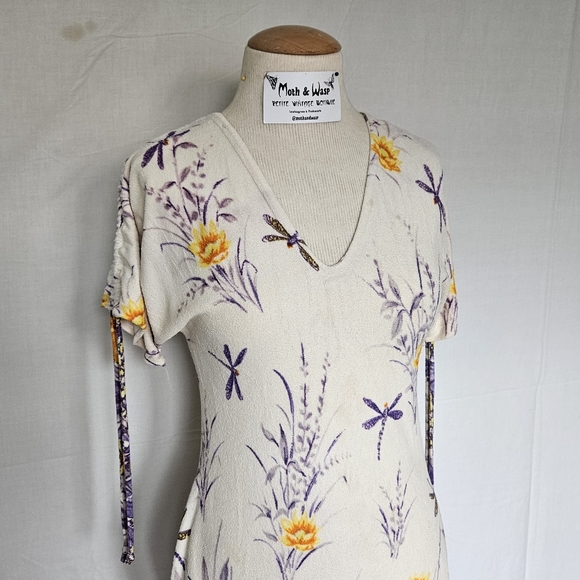 1970s Butterfields Dragonfly Dress - Picture 16 of 16